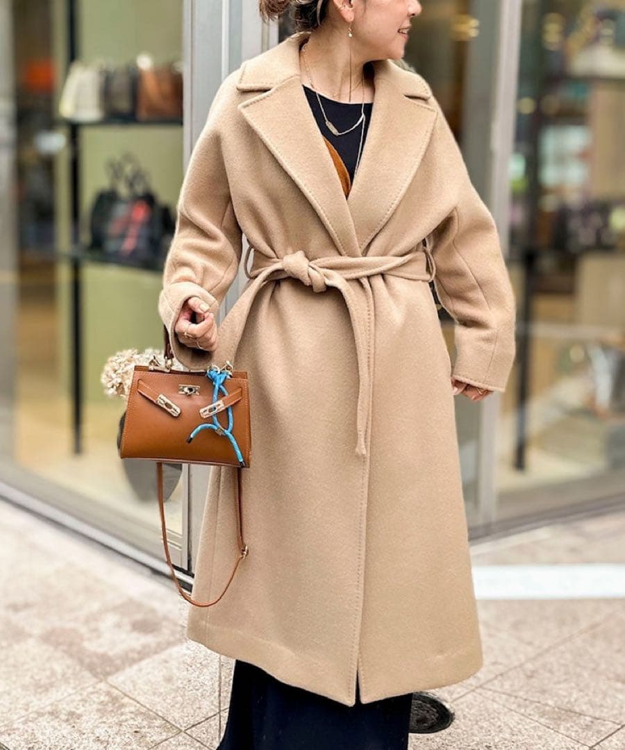 NOLLEY'S ハンドステッチベルテッドコートRavissantLaviere