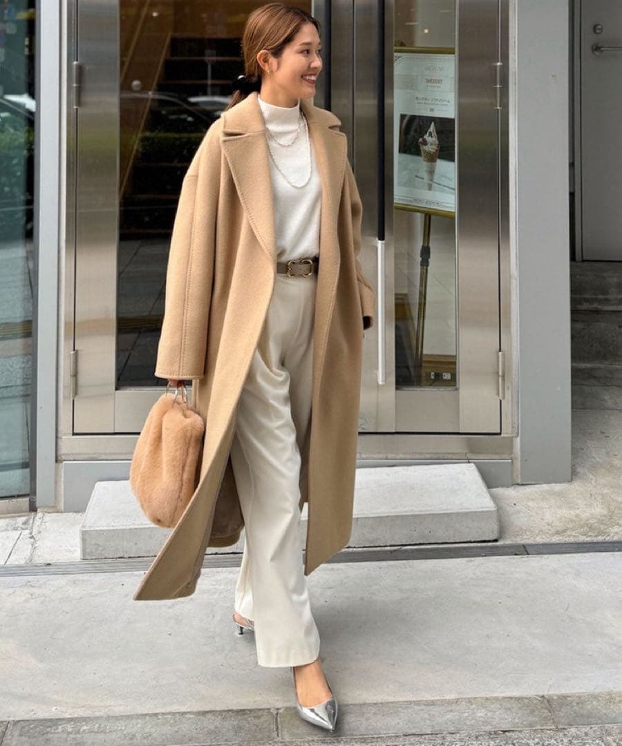 NOLLEY'S ハンドステッチベルテッドコートRavissantLaviere