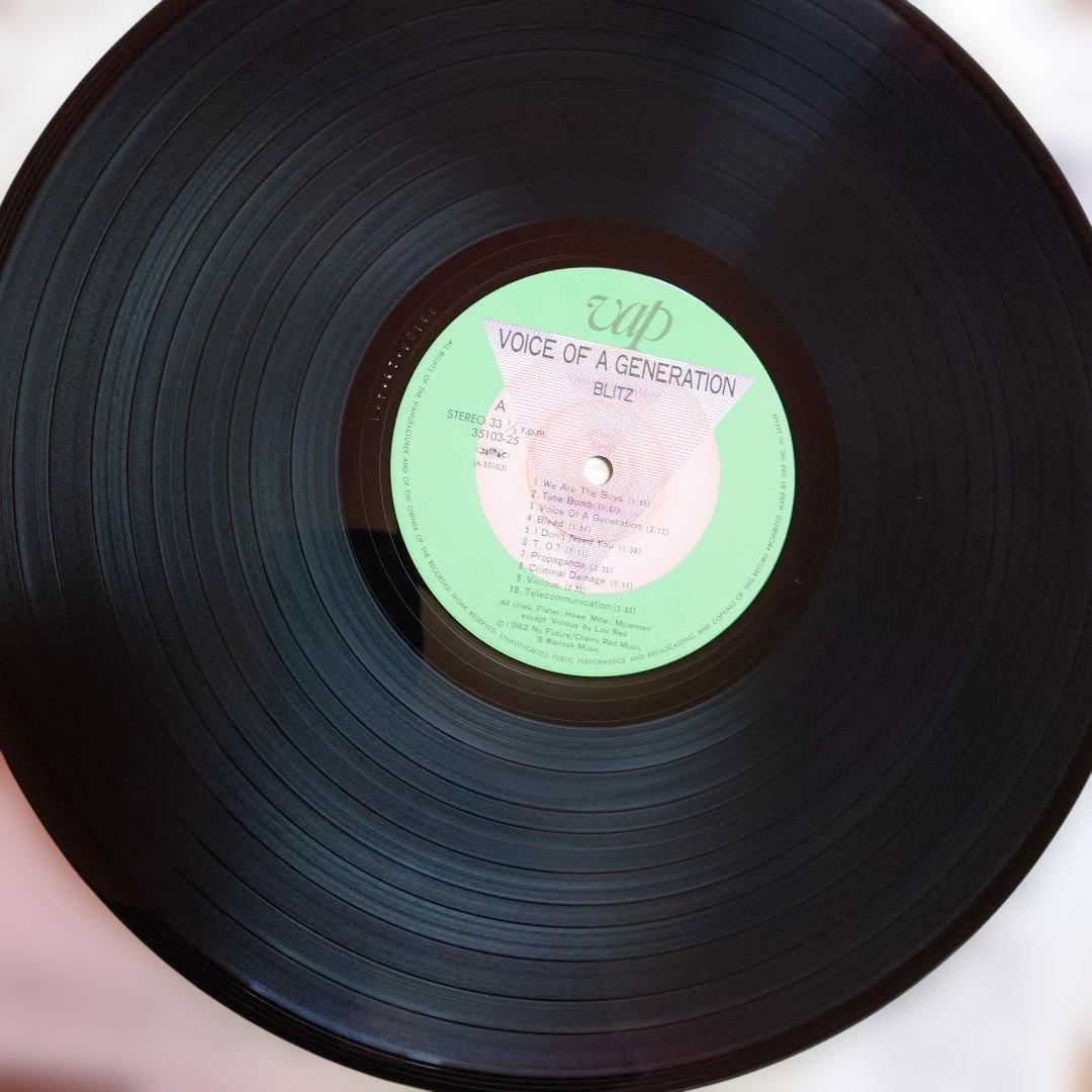 【希少盤】新世代の叫び / ブリッツ 国内初回帯付 オリジナル盤！インディーズ