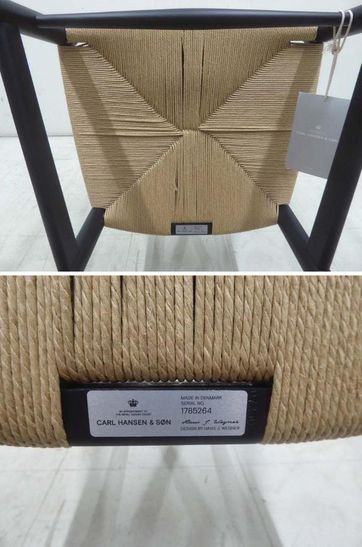 新品 正規品■カールハンセン＆サン■CH24 Yチェア Soft Black-6