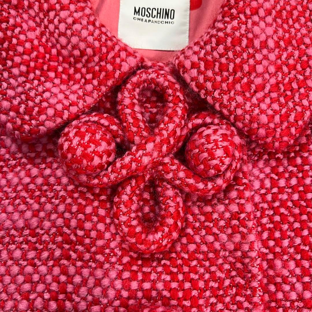 未使用♡MOSCHINOモスキーノチープ&シック　ツィードジャケット　飾りボタン