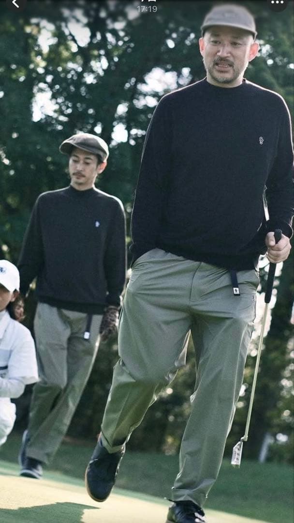 メンズウェア 8G SHOOT MOCK NECK KNIT SWEATER -BLACK-