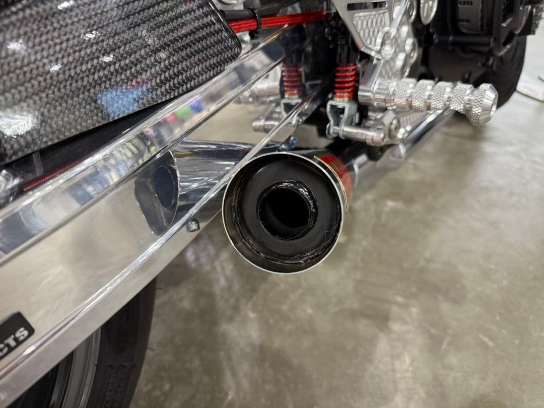 z900rs 用 MISTYショート管メッキ