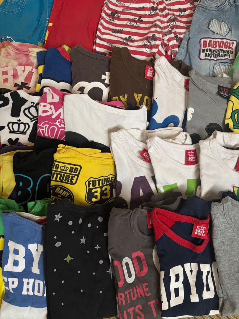 BABYDOLL キッズ服 セット まとめ売り　120〜130 35枚