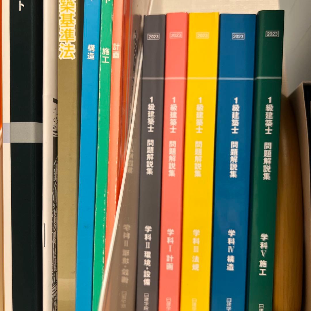 建築士試験対策テキストセット 2023年版