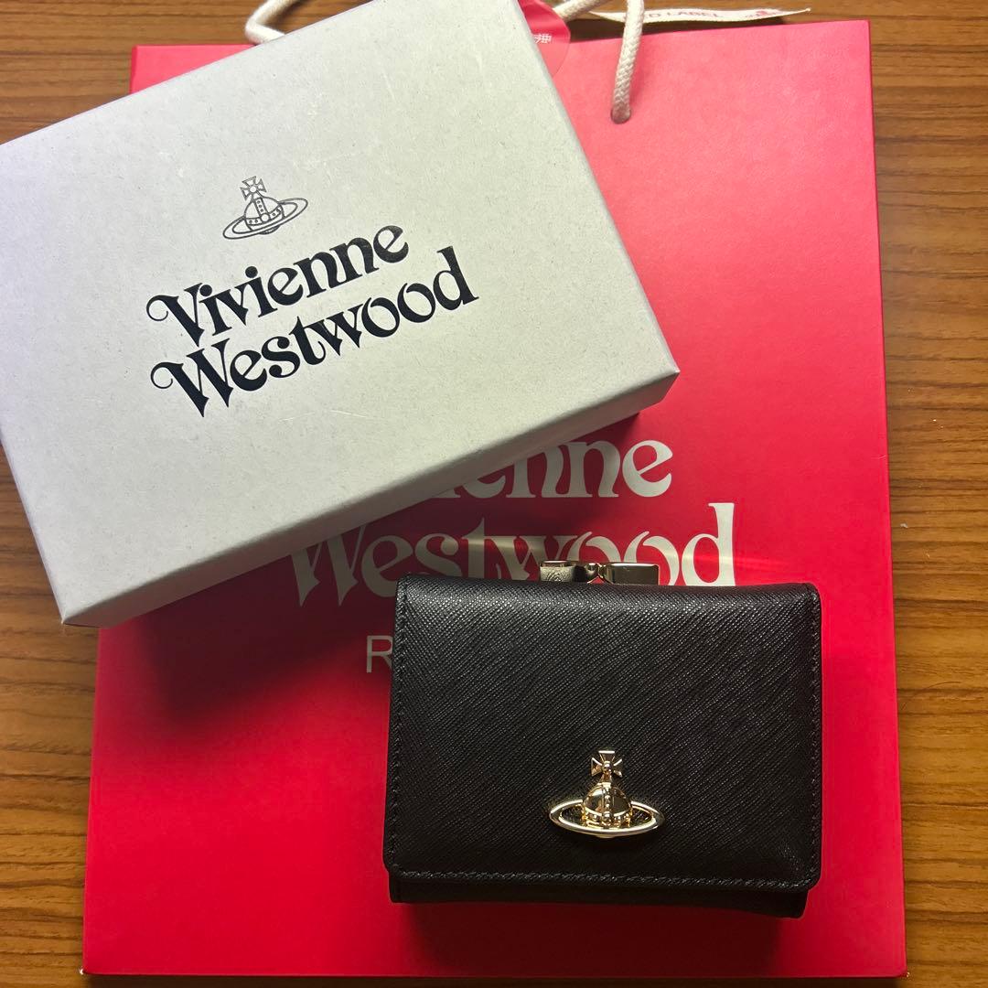 SAFFIANO 口金三つ折り財布