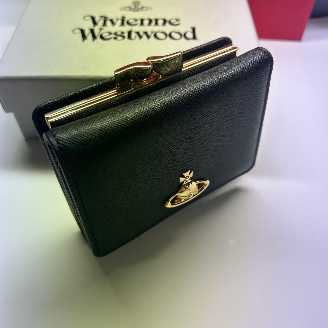 SAFFIANO 口金三つ折り財布