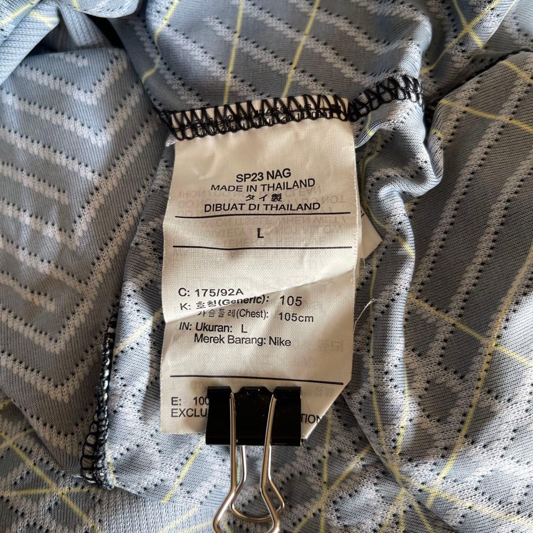 パリ・サンジェルマン サッカーユニフォーム グレー/イエロー　L( USサイズ)