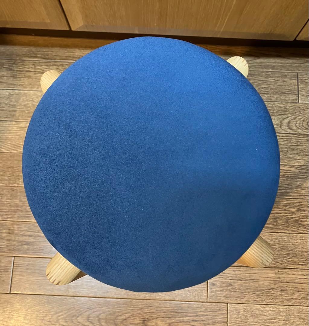 匠工芸 マッシュルームスツール ブルー サイズS