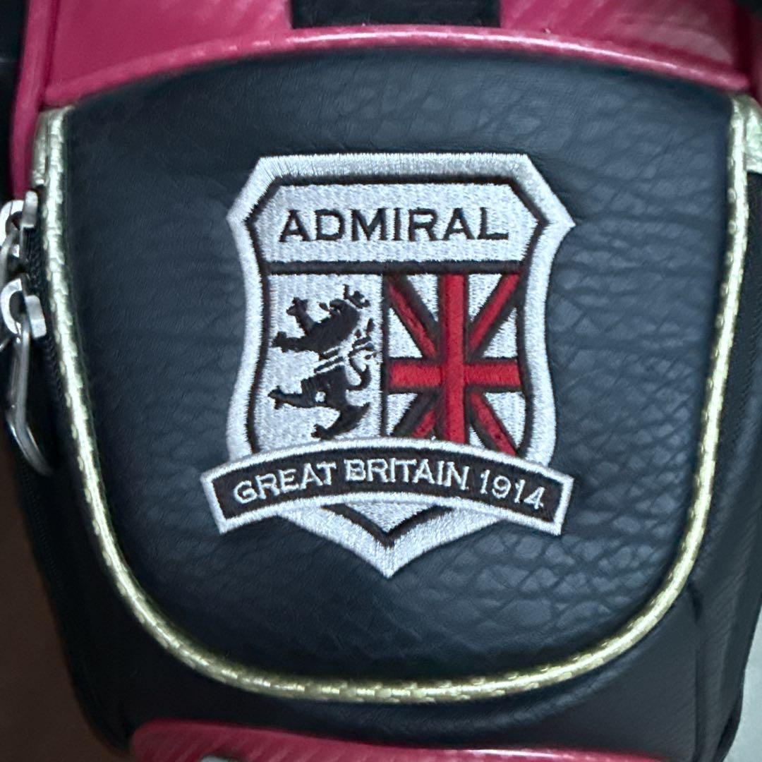ADMRIAL キャディバッグ 2018年モデル 黒・ピンク