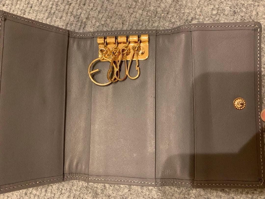 フェイラー ハイジ　グレー キーケース　web限定