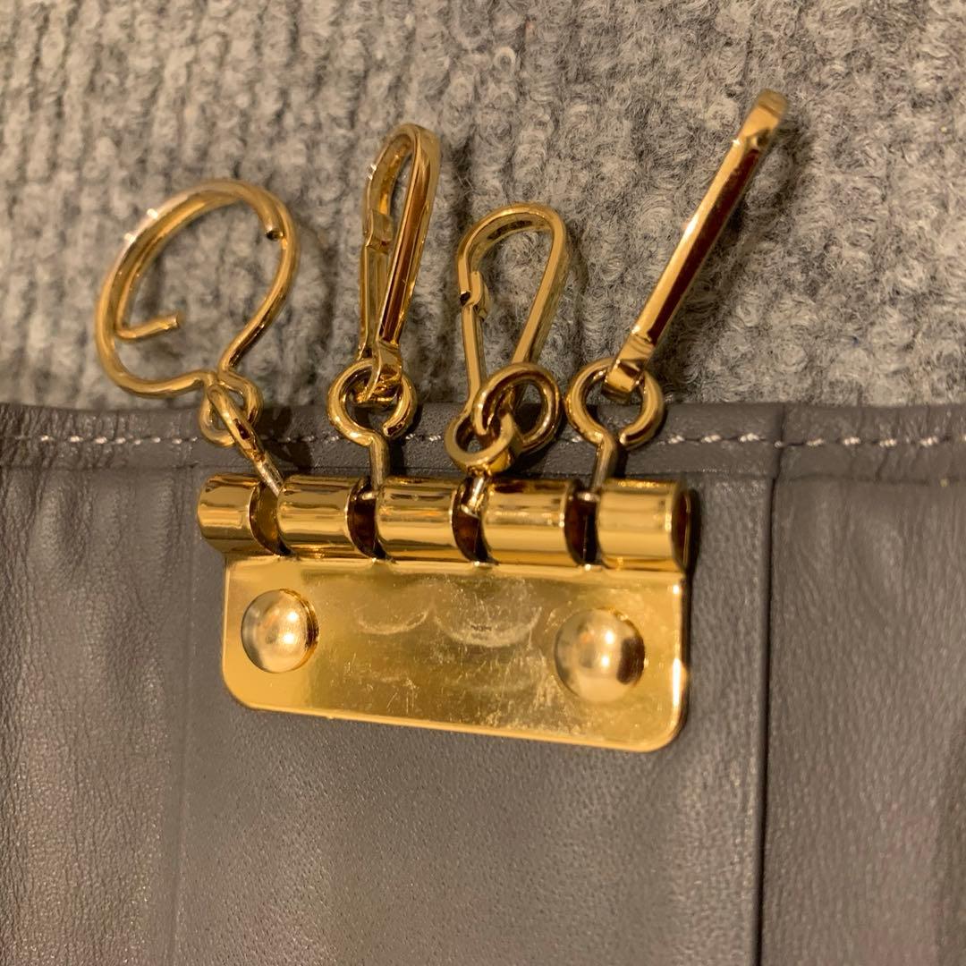 フェイラー ハイジ　グレー キーケース　web限定