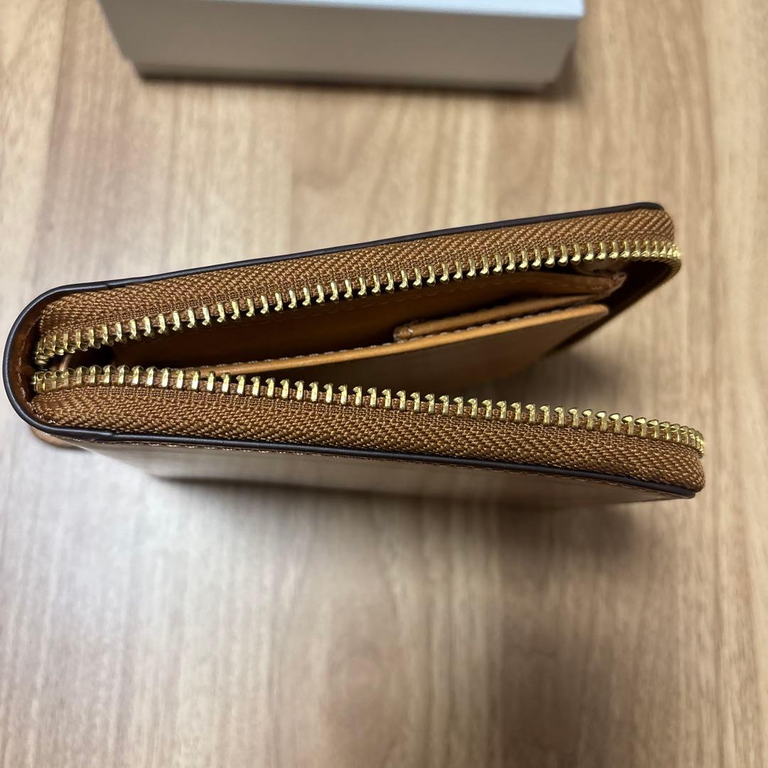 ROCADOロカド シェルコードバン ファスナー 2つ折り財布