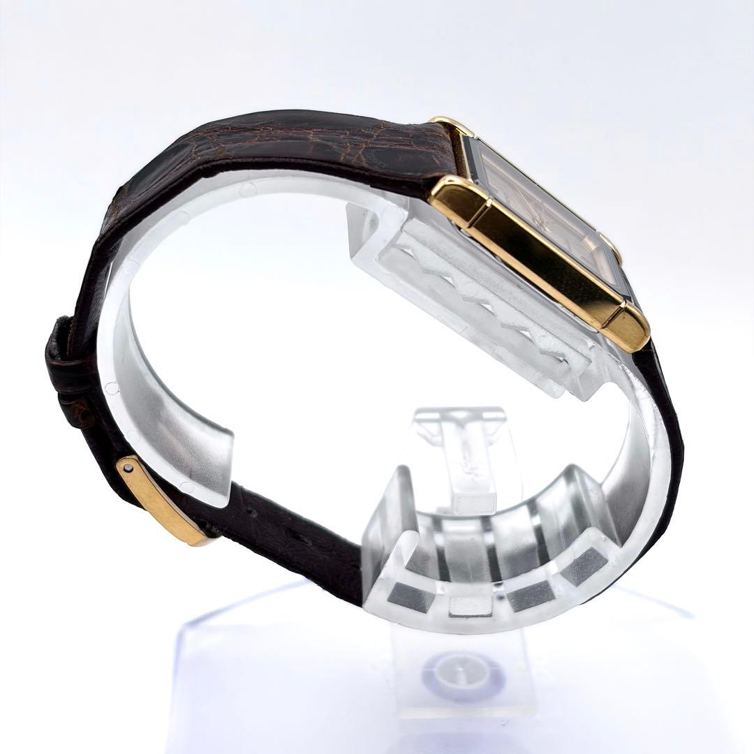 稼働品 新品電池 セイコー エクセリーヌ スクエア ドレス クォーツ レディース