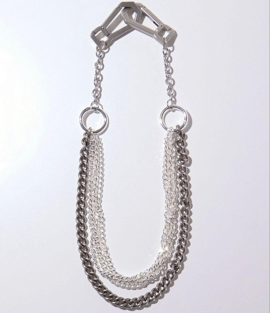 k*様 grancy グランシー　カラビナデザインレイヤリングウォレットチェーン