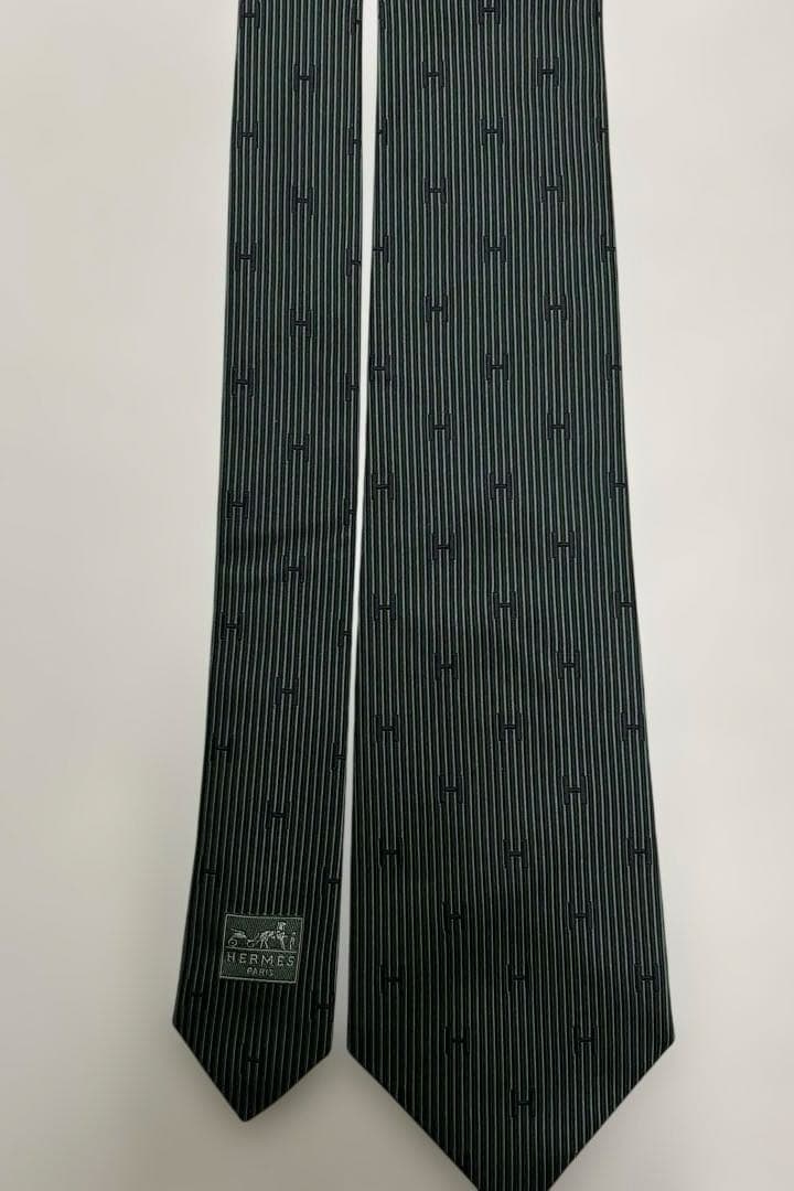 新品　エルメス　ネクタイ　6 Hモチーフ