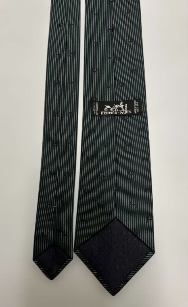 新品　エルメス　ネクタイ　6 Hモチーフ