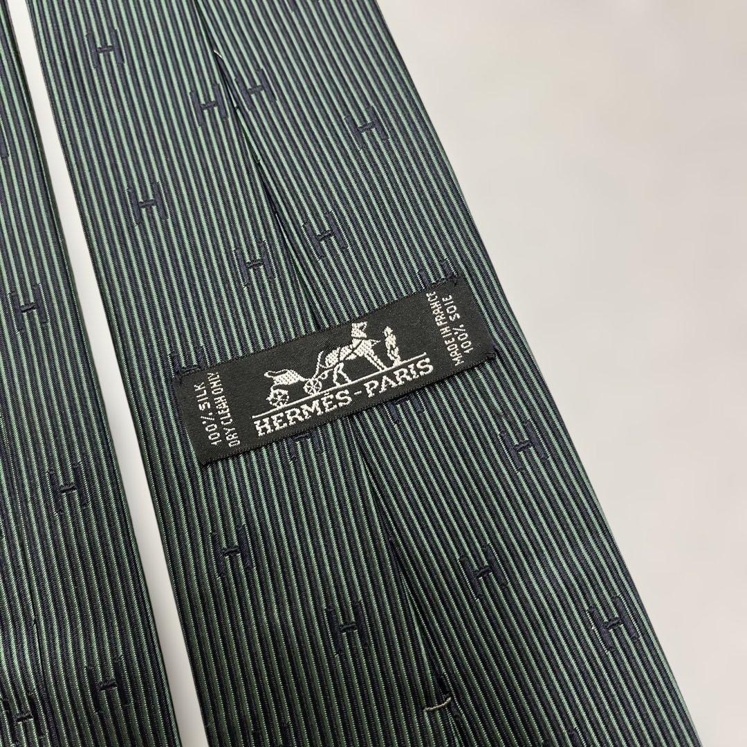 新品　エルメス　ネクタイ　6 Hモチーフ