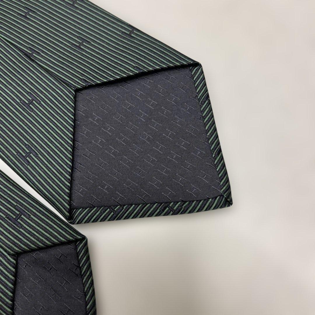 新品　エルメス　ネクタイ　6 Hモチーフ