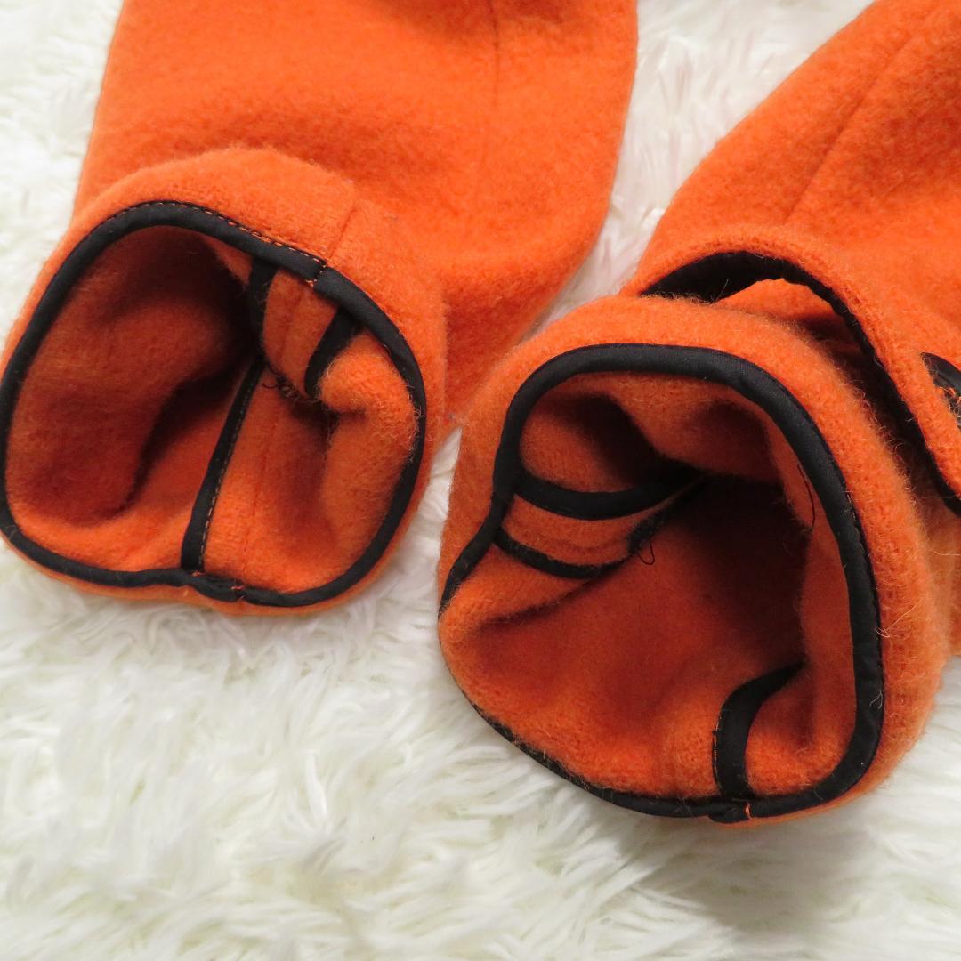 HARNOLD BROOK ダッフルコート 英国製 40 L オレンジ ウール