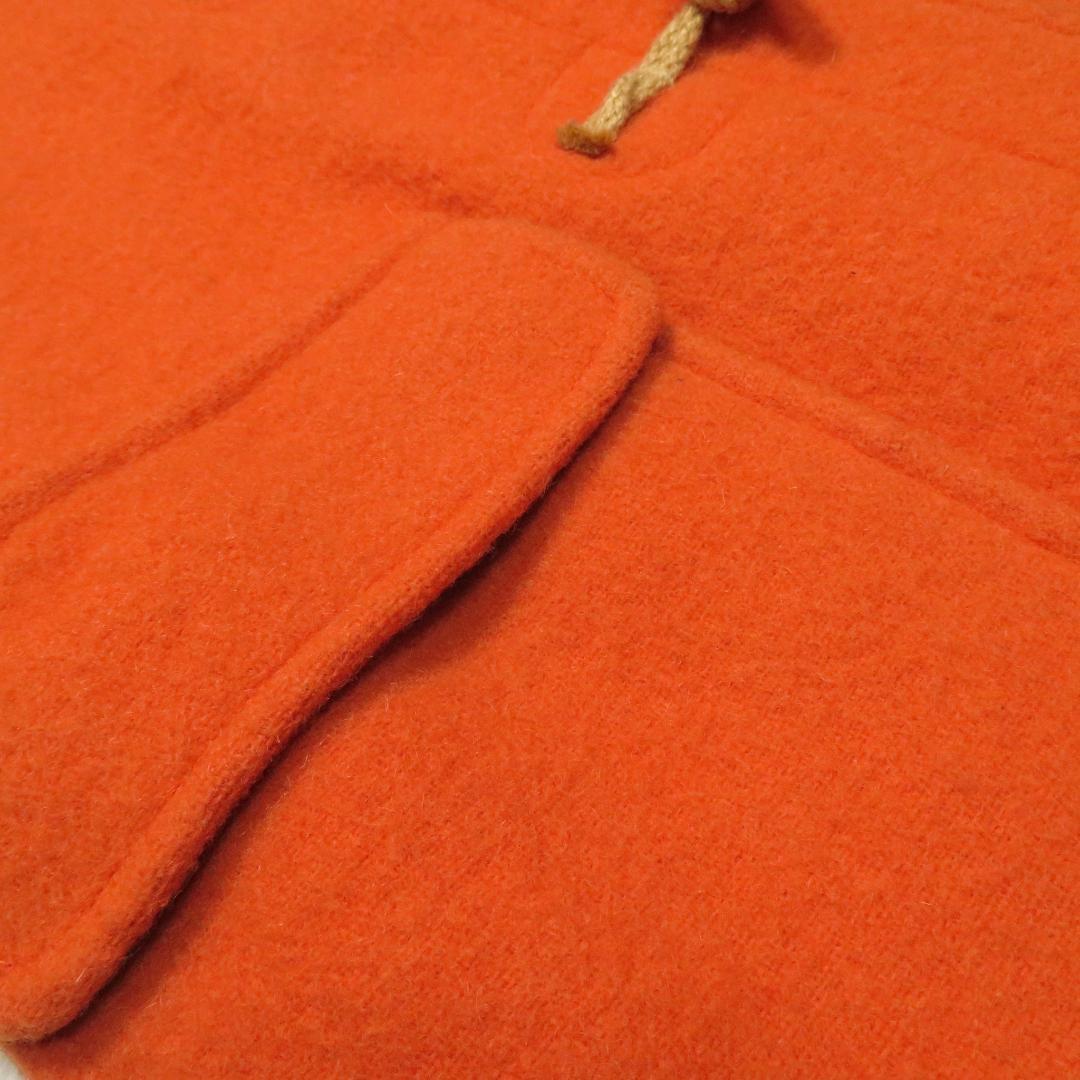 HARNOLD BROOK ダッフルコート 英国製 40 L オレンジ ウール