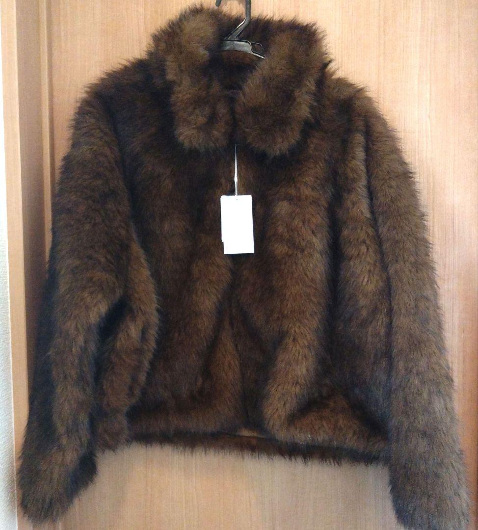 MURUA❤️MIXフェイクファーブルゾン・ブラウン