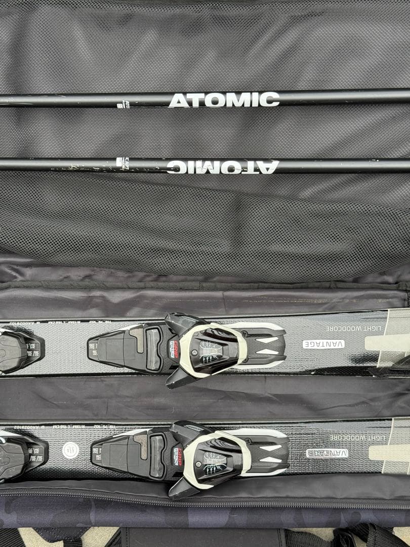 アトミック VANTAGE 156cm スキー板セット バッグ付き