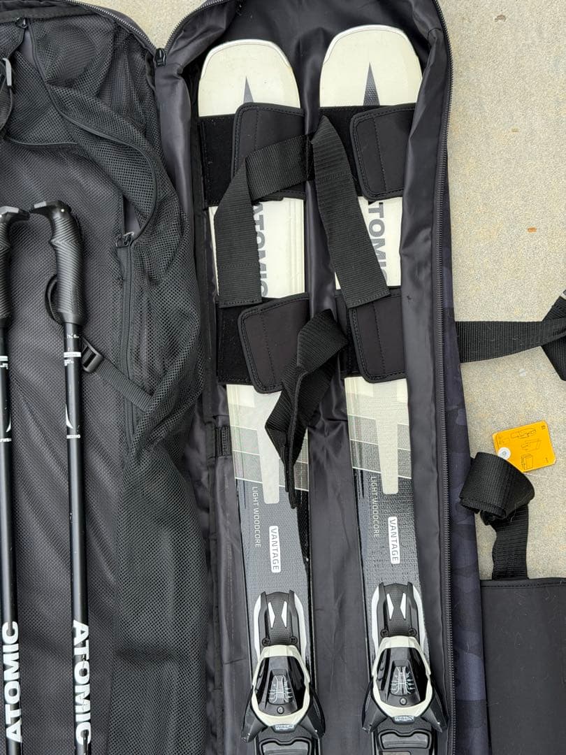 アトミック VANTAGE 156cm スキー板セット バッグ付き
