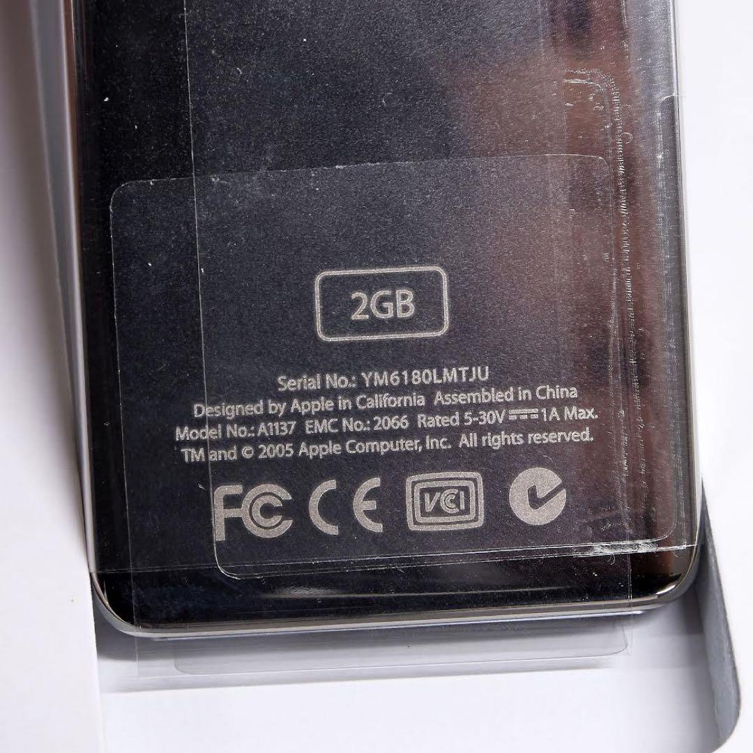 APPLE iPod nano第1世代 2GB ブラックPA100J/A未開封