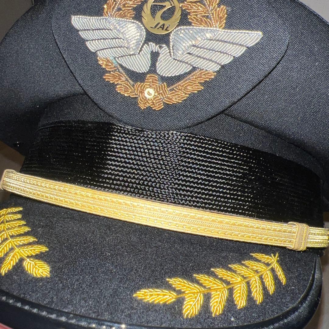 JAL パイロット　制帽　【JAL 日本航空】機長 キャプテン 旧制帽