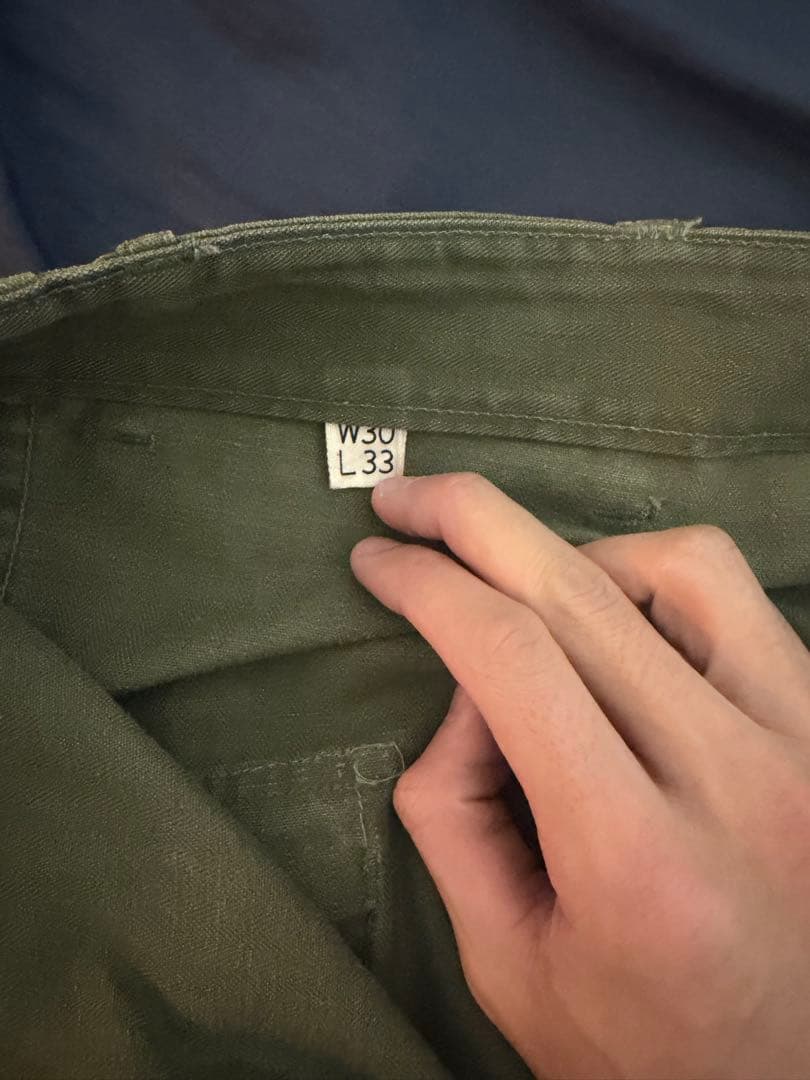 40s 米軍実物　M-43 hbt パンツ　30✖︎33