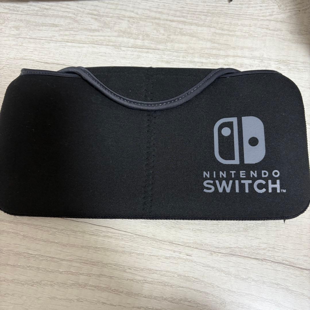 Nintendo Switch 本体 グレー (付属品・ポーチ付き)
