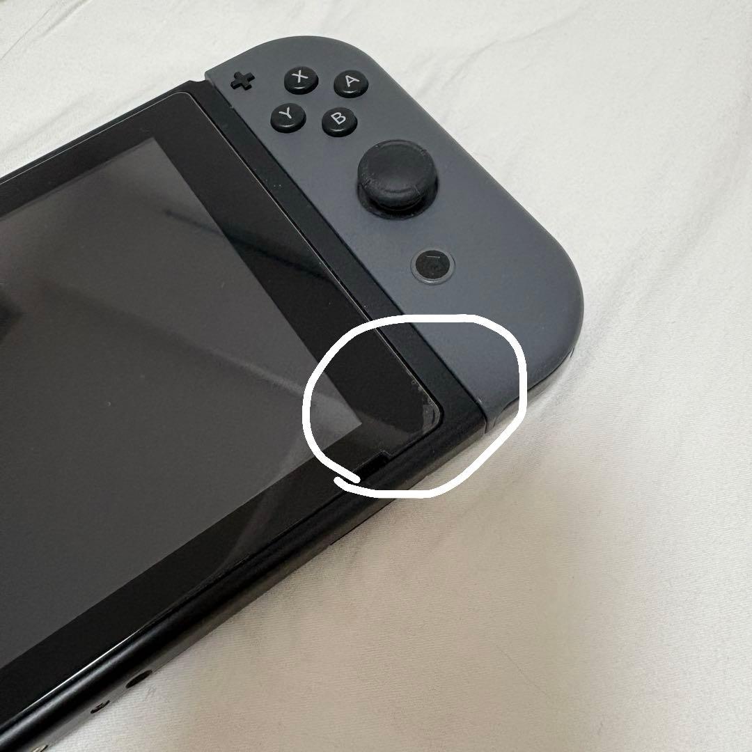 Nintendo Switch 本体 グレー (付属品・ポーチ付き)