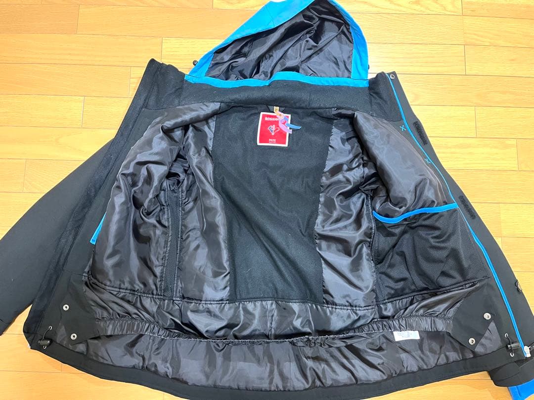 17-18 ROSSIGNOL HERO JACKET/PANTS 黒青Mサイズ