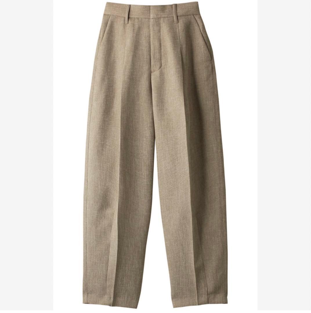 未使用タグ付き✨AKIRA NAKA センタープレス テーパード スラックス