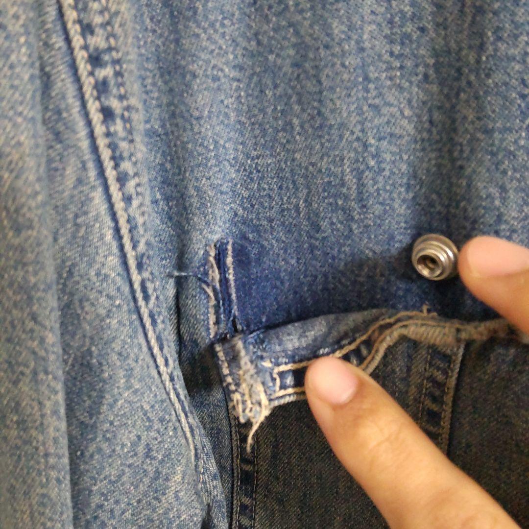 90's RRL デニムカバーオール　M オンブレチェック　三つ星タグ　USA製