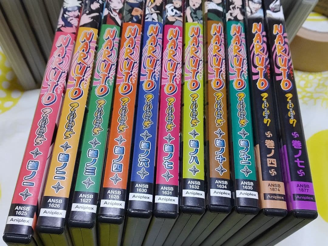 ナルト　アニメ　DVD 28枚セット　はたけカカシ　うちはイタチ　大蛇丸