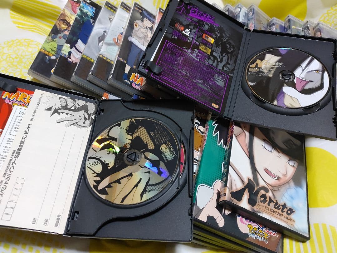 ナルト　アニメ　DVD 28枚セット　はたけカカシ　うちはイタチ　大蛇丸