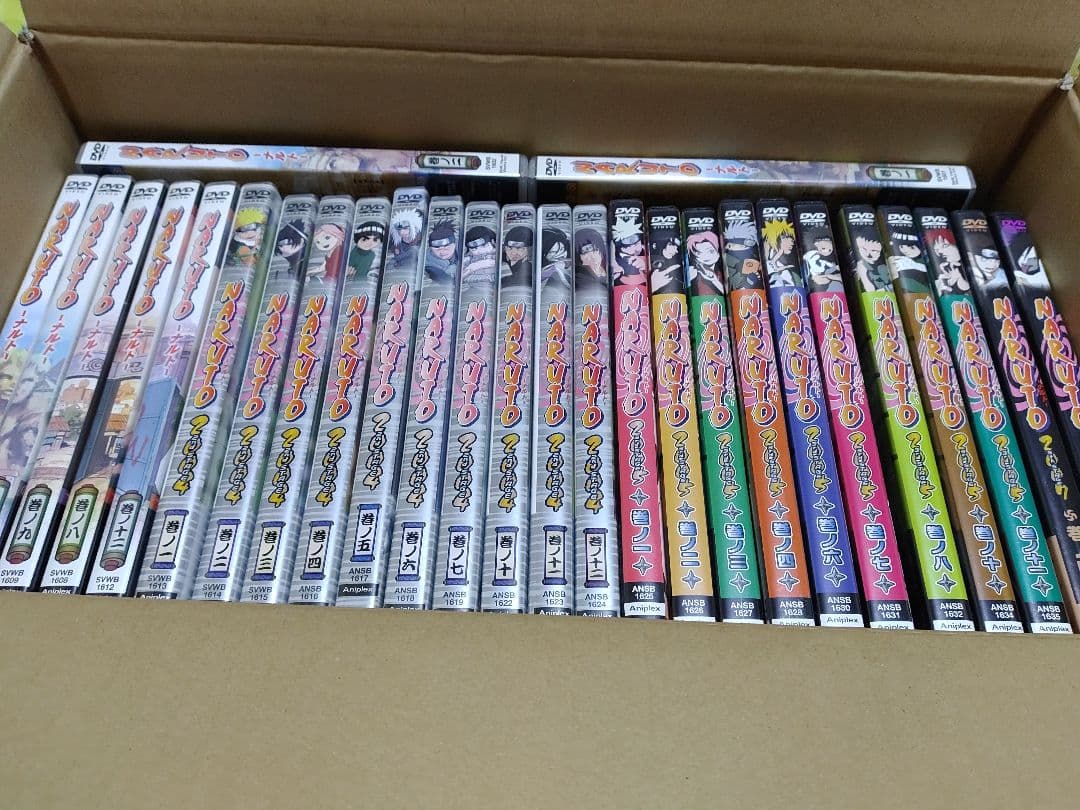 ナルト　アニメ　DVD 28枚セット　はたけカカシ　うちはイタチ　大蛇丸