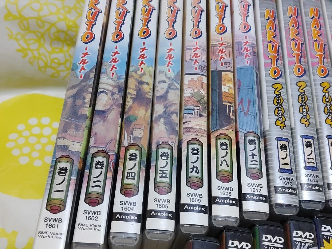 ナルト　アニメ　DVD 28枚セット　はたけカカシ　うちはイタチ　大蛇丸