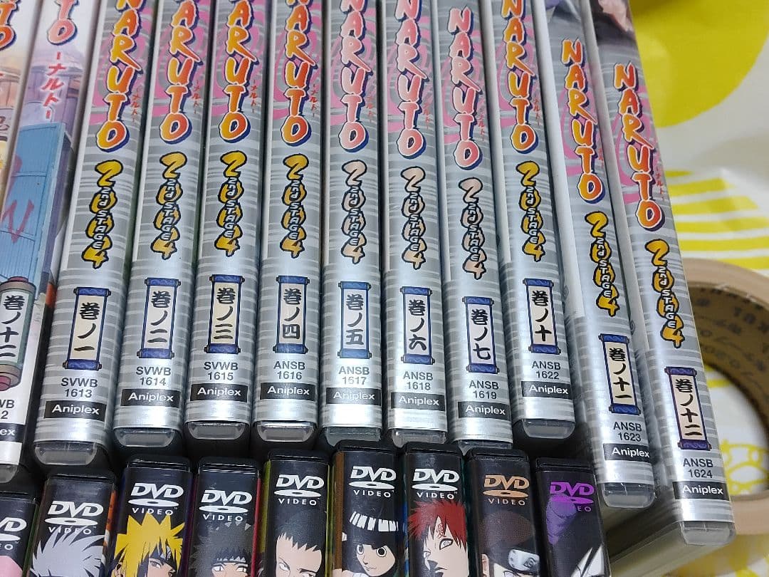 ナルト　アニメ　DVD 28枚セット　はたけカカシ　うちはイタチ　大蛇丸