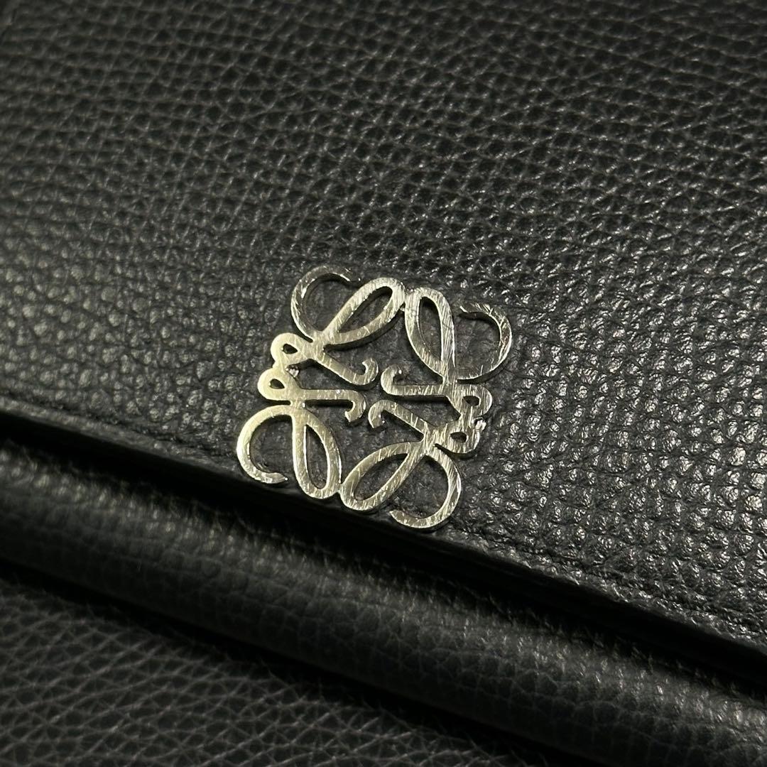 LOEWE(ロエベ) アナグラム トライフォールド ウォレット 財布 レザー
