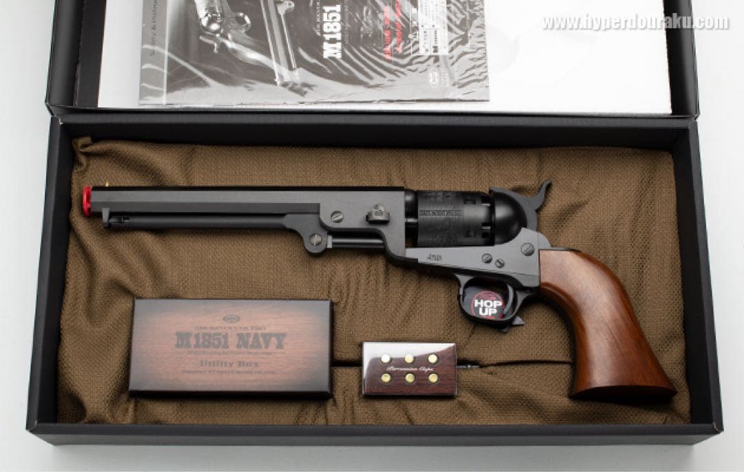 東京マルイ エアリボルバープロ No.6 M1851 NAVY 10歳以上