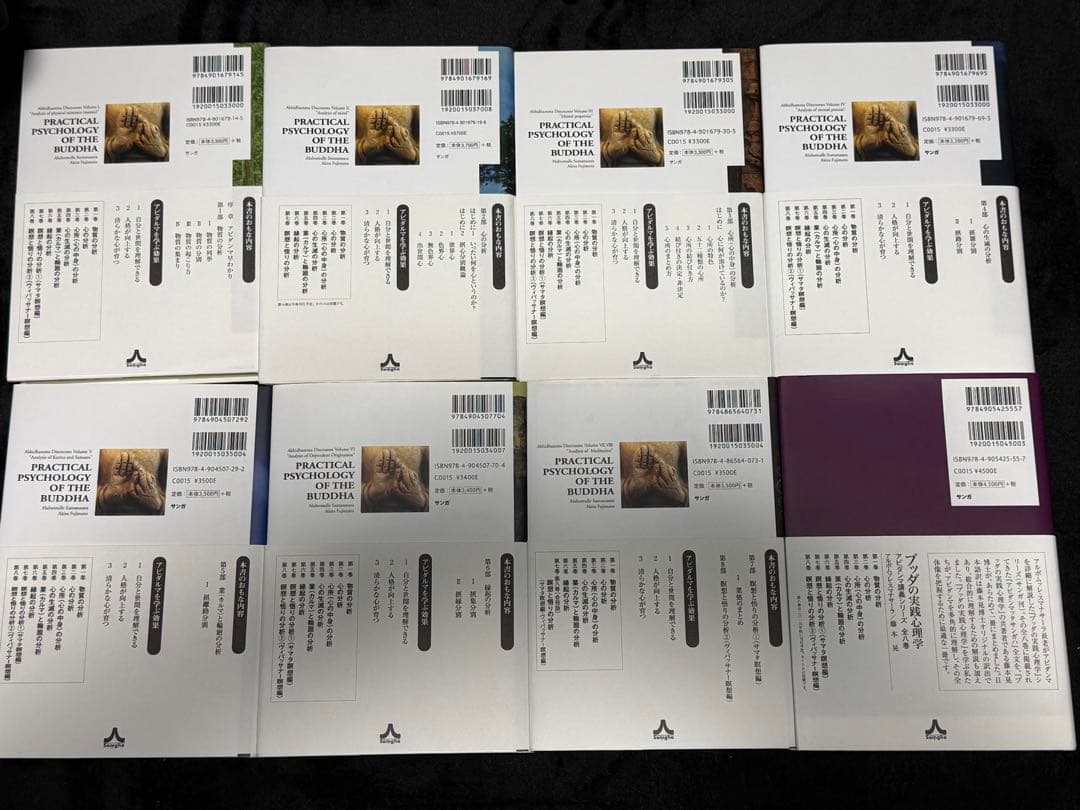 【限定希少品】ブッダの実践心理学　全８巻+初期仏教キーワード本付き