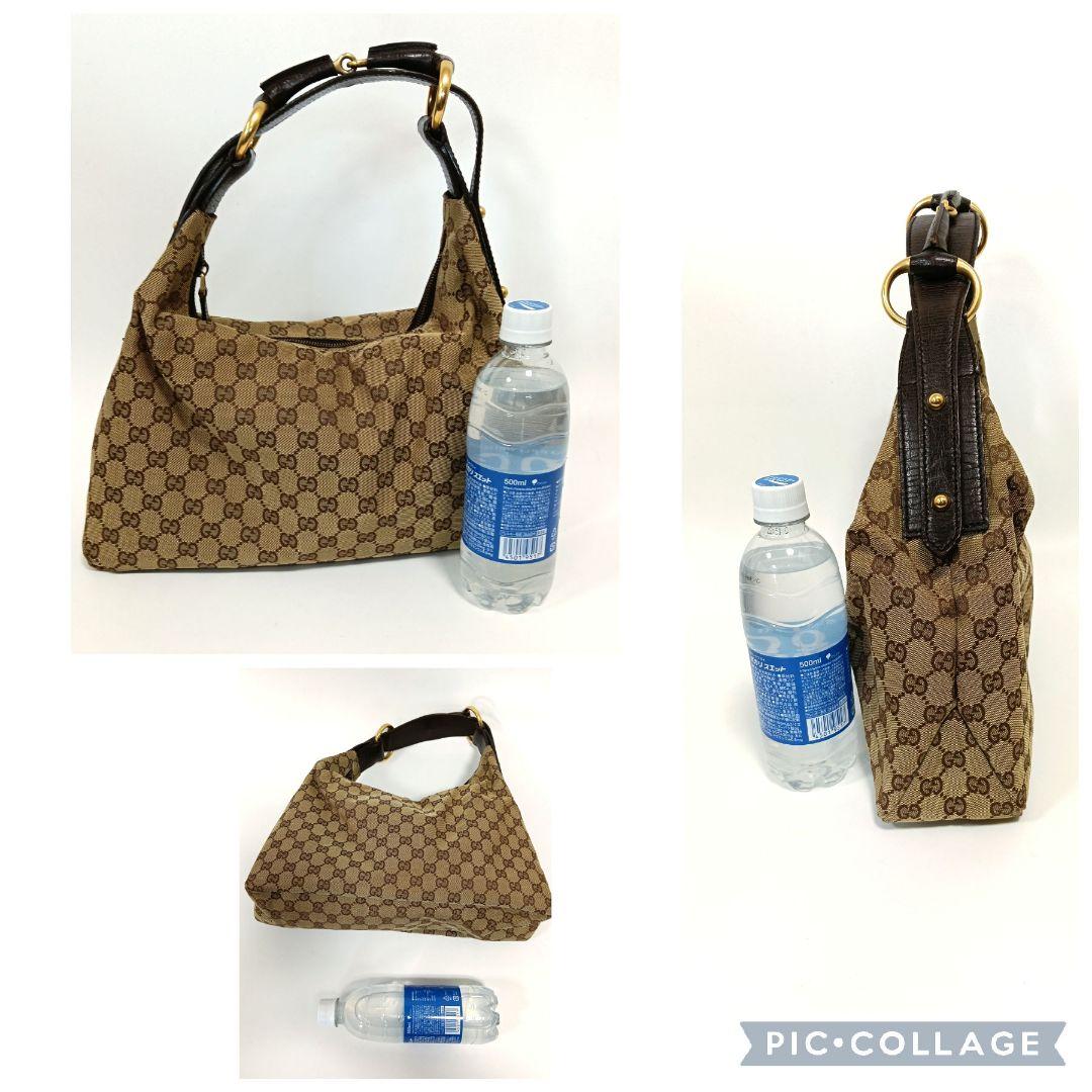 GUCCI　バッグ　ワンショルダーバッグ　肩掛け　ハンドバッグ　GGキャンバス