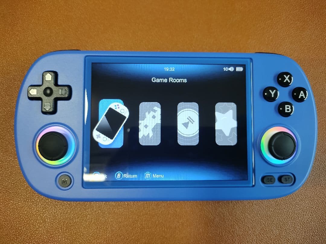 【新品未使用品】RG40xx H ブルーmicroSD64GB付き