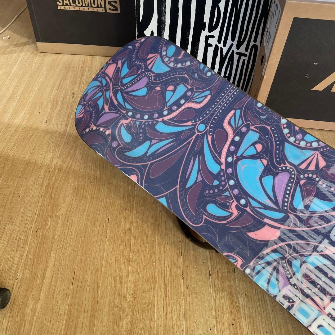 BURTON×K2　バートン　バインディング付　スノーボードセット