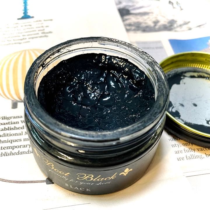 Santoni/サントーニ　サイズ6 1/2 革靴　シューキーパー&クリーム付