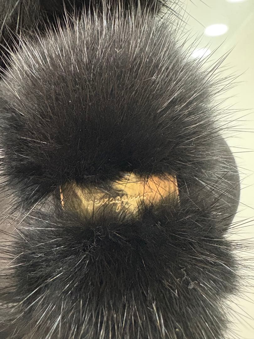 Ferragamo ブラックファーバレエシューズ 51/2 本日値下げ