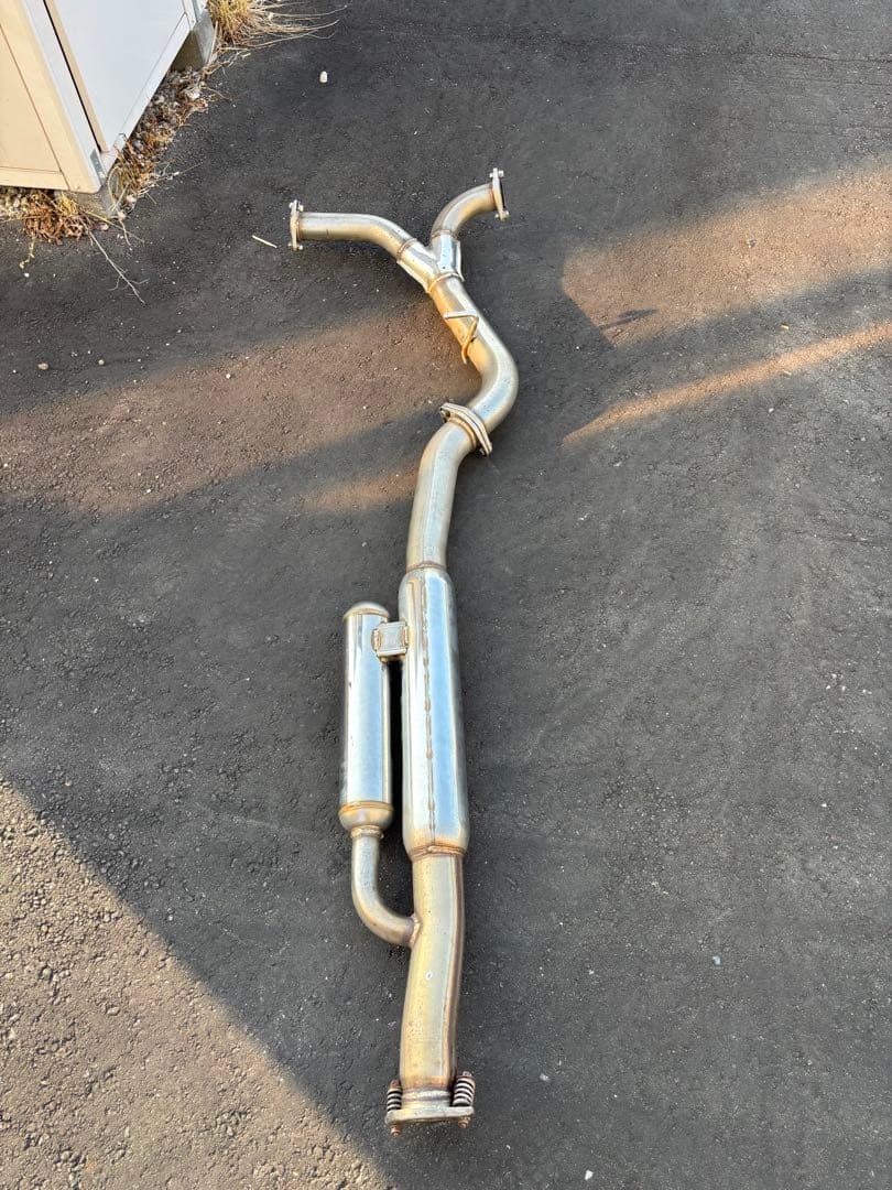 HKS スーパーターボマフラースバル インプレッサ WRX STIGVB中間リア